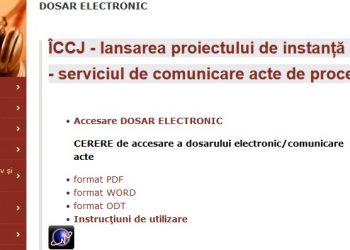 ÎCCJ: serviciul de comunicare prin e-mail a actelor de procedură a devenit OPERAȚIONAL