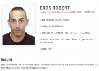 Fostul deținut condamnat pentru că a agresat un agent de la Penitenciarul Oradea, dat în URMĂRIRE națională