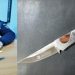 Cu un CUȚIT la Tribunal | Un bărbat cu o armă albă a fost prins de jandarmi în sediul instanței