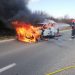 VIDEO-FOTO. ”Mărțișoare” în flăcări pentru pompierii bihoreni | Trei incendii s-au produs în dimineața de 1 martie