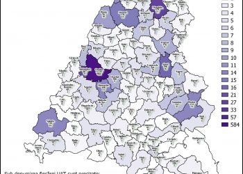 Peste 11.000 de cazuri COVID în Oradea, de la începutul pandemiei | Cele mai multe cazuri active sunt în reședința de județ și în zona Marghita-Valea lui Mihai