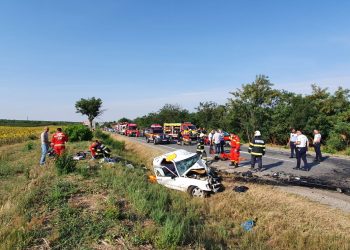 Tragedie pe șosea | Doi morți într-un grav accident, pe DN 19, în Biharia. Printre ei și un copil de 6 ani