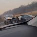 Accident grav pe DN 76, între Hidișelu de Jos și Băile Felix | Trei mașini s-au ciocnit, una dintre ele s-a răsturnat în șanț