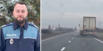 Povestea polițistului bihorean care a evitat o tragedie | Alin Laza l-a oprit pe șoferul de TIR care conducea mort de beat între Oradea și Salonta