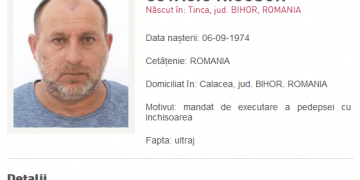 Condamnat la 3 ani de închisoare după ce a amenințat cu o rangă doi polițiști și a lovit o agentă, un bihorean a fost dat în urmărire națională