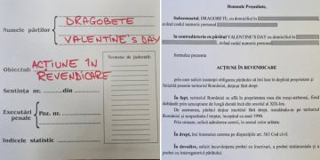 Reclamantul Dragobete vs pârâtul Valentine’s Day: ”Să-mi lase în deplină proprietate teritoriul României, deținut fără drept” | Gluma cu sute de reacții și distribuiri, făcută de o instanță din România