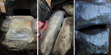 Flagrant delict cu droguri, în Salonta | Un bihorean și doi sătmăreni, prinși în timp ce transportau peste 4 kilograme de cannabis adus ilegal din străinătate