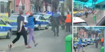 VIDEO. Suspect de tâlhărie, prins în zona fostului cimitir Olosig, din Oradea | Mai multe echipaje de Poliție au fost pe urmele lui