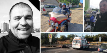 Marș al comunității moto din Oradea în memoria lui Mircea Lațcău, motociclistul ucis într-un accident rutier provocat de șoferul unui camion
