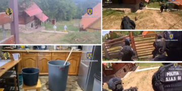 VIDEO. Primul laborator de extragere secundară a cocainei din România, descoperit într-o cabană din Bihor | Un grup de traficanți a adus în România 6 kilograme de cocaină