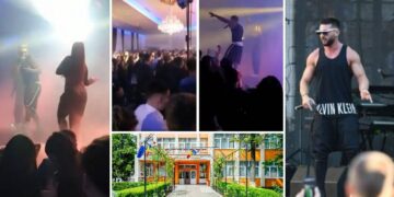 Încă un bal cu probleme, la o școală din Bihor | Dorian Popa anunță că organizatorii unui bal al bobocilor de la Aleșd au refuzat să-i achite tot onorariul. Motivul: ar fi produs pagube după ce a aruncat cu apă în public