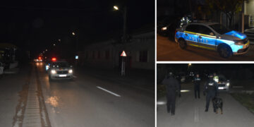VIDEO. Descindere pentru prinderea unor scandalagii | 10 persoane din Tinca, ridicate de mascați după ce s-au îmbătat și au intrat cu forța într-o curte