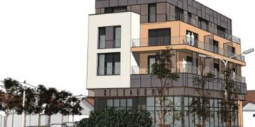 Apart-hotel pe malul Crișului, la interescția străzilor Emilian Mircea Chitul și Sfântul Apostol Andrei