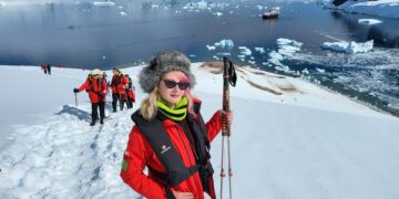 GALERIE. Aventura vieții în Antartica. Amalia Judea a făcut trecerea dintre ani la capătul lumii după ce a străbătut cea mai periculoasă strâmtoare