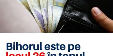 Printre cei mai săraci români. Bihorul, locul 26 în topul național al salariilor medii nete. USR cere, de urgență, dezbaterea și creionarea unei strategii de dezvoltare economică pentru Bihor