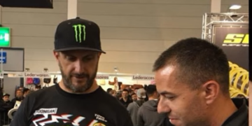 VIDEO.GALERIE.Orădeanul Ervin Koszta, printre puținii români care l-au întâlnit pe celebrul pilot Ken Block, mort recent într-un accident. Are și autograful lui
