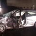 Un orădean de 24 de ani a intrat cu mașina într-un autotren. A rămas încarcerat, dar era conștient