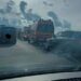 Accident la intrarea în Biharia. Doi oameni la spital