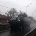GALERIE.Imagini șocante cu zeci de blindate care traversează Bihorul