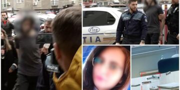 UPDATE: Tânărul cuţitar, care şi-a înjunghiat în gât profesoara, a fost arestat / Galerie foto