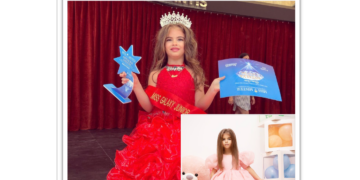 GALERIE. Păpușa din Oradea. Micuța de 6 anișori Riana Ciora e Miss Galaxy Junior Antalya Fashion Star