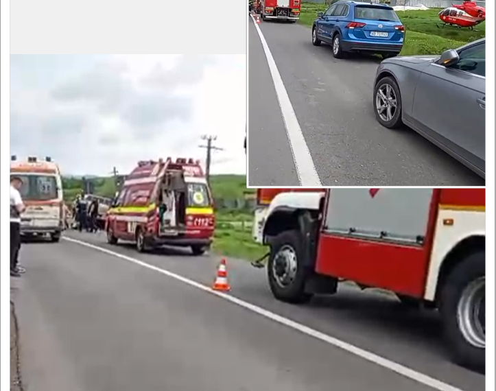 Bărbatul transportat cu elicopterul SMURD după accidentul de la Câmpani a murit. Ce s-a întâmplat?