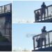 Huligani mascați care în plină zi distrug mașini pe un bulevard dintr-un municipiu din Vestul României
