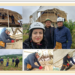 Imagini inedite cu prefectul Țiplea voluntar la Fâșca. La construirea bisericii nu s-a utilizat fierăstrăul, toate bârnele fiind tăiate din topor