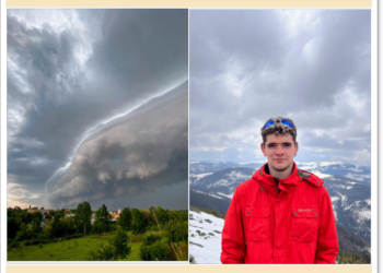 GALERIE. Orădeanul care a studiat MSc in Climate Change Science:  Azi este cu adevărat o zi periculoasă din punct de vedere meteorologic. Vânt extrem, tornade