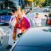 GALERIE. Au sfințit mașinile de pe Șirul Canonicilor. S-a cerut intervenția patronului călătorilor