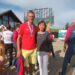 I-a dedicat soției sale medalia obținută la Campionatul European master Pescara