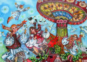 GALERIE. De 10 ani, jurnalistul Mircea Stroe scrie o poveste de succes în arta naivă. El aduce starurile artei naive la Oradea