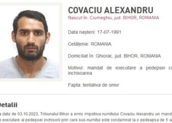 Bărbatul condamnat pentru tentativă de omor, prins în zona gării