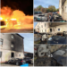 Incendiu violent la Ștei. Focul pus de o persoană. Trei mașini făcute scrum