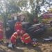GALERIE. Cum explică Poliția Bihor imaginile terifiante de după accidentul de ieri de la Salonta în urma căruia au murit doi bărbați