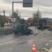 O femeie de 50 de ani din Budureasa, proiectată pe asfalt într-un accident la Petrileni