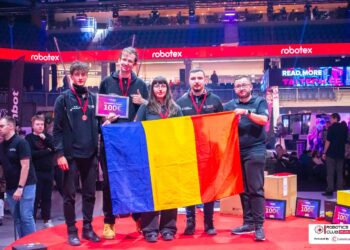Roboții echipei Universității din Oradea au excelat la cea mai spectaculoasă și dificilă competiție de la Robotex International 2023