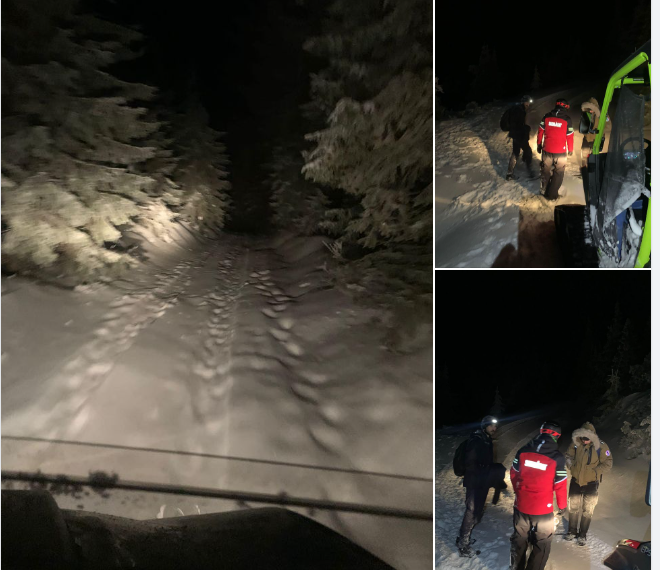 Doi turiști și un câine găsiți  de salvamontiști în Stâna de Vale după două ore de căutări