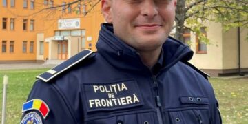 Laurențiu Bogdan Rupa, șeful de promoție a Școlii de Pregătire a Agenților Poliției de Frontieră “Avram Iancu” Oradea.  Nu a reușit din prima, dar a transformat eșecul în succes