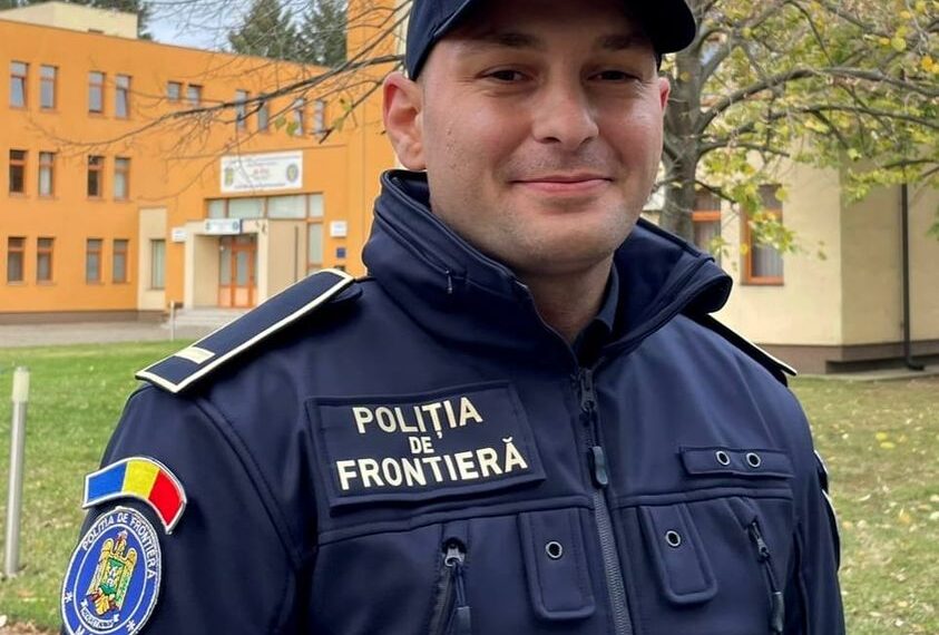 Laurențiu Bogdan Rupa, șeful de promoție a Școlii de Pregătire a Agenților Poliției de Frontieră “Avram Iancu” Oradea.  Nu a reușit din prima, dar a transformat eșecul în succes