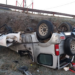 Pompierul Sorin Lup a salvat viața unei femei care s-a răsturnat cu mașina. Bărbatul a fost martor la accident