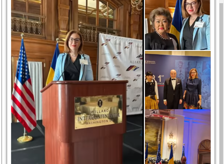 Alina Silaghi, șefa Agenției de Dezvoltare Locală Oradea,a prezentat  oportunitățile de afaceri din municipiul și din Bihor la Alianta’s Gala, și la Summitului Alianței 2023 de la Washington D.C