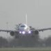 VIDEO. Momentul în care un avion HiSkye, compania care va zbura de la Oradea, e măturat în aer, de un uragan, e hit pe internet 