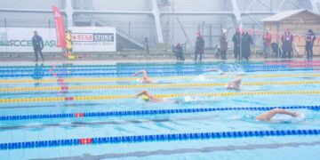 Rezultate incredibile.Patru recorduri mondiale  doborâte în prima zi de competiții, la Oradea, la Campionatul European de Înot în Ape Înghețate