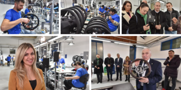 Beiușeanul Valeriu Trip, care a înființat prima companie din România cu capital 100% românesc în  automotive, gata, alături de fiica sa, să fie primul investitor din Parcul industrial Beiuș.Mercedes-Maybach, Volvo, BMW, volane made in Beiuș