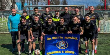 Echipa Penitenciarului Oradea, locul I în competiția de fotbal