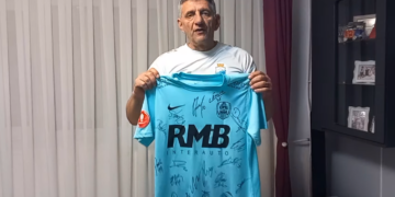 Licitează tricoul de joc al căpitanului   Ciprian Deac cu semnăturile campionilor de la CFR pentru Cipri Fogarasi. Ce surpriză primește câștigătorul de la Adrian Anca