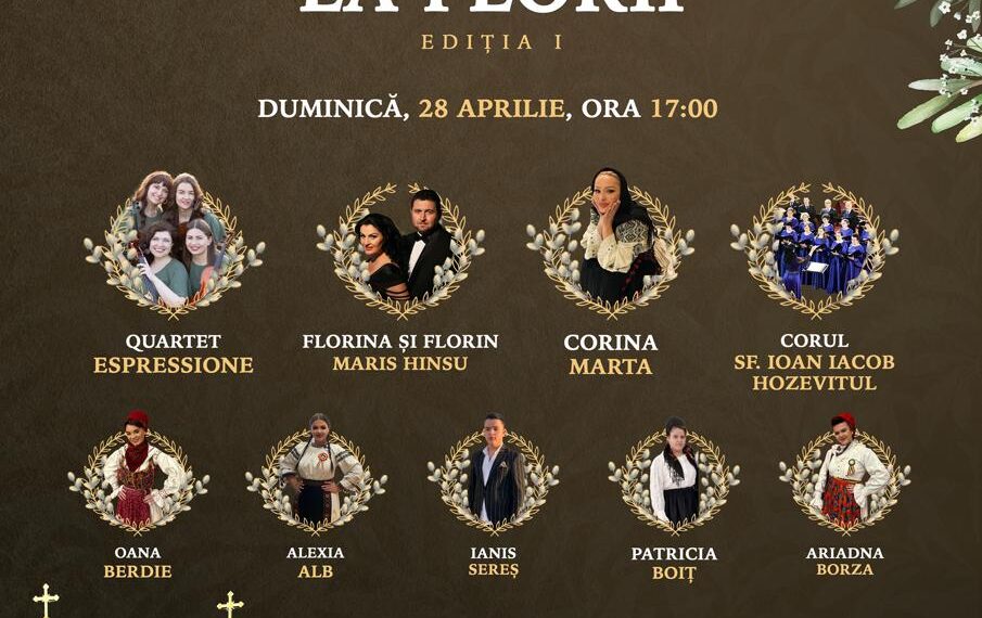 Prima ediție a concertului de pricesne „Duminica la Florii” la Biserica „Buna Vestire”