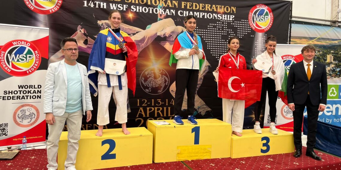 Szentgyorgyi Silvia Anamaria, de la Lotus Karate Marghita, campioană mondială