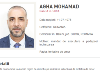 Sirianul condamnat pentru omor, Mohamad Agha, căutat de Poliție, a contestat excepția necompetenței materiale a Tribunalului Bihor, invocată de reprezentanta parchetului